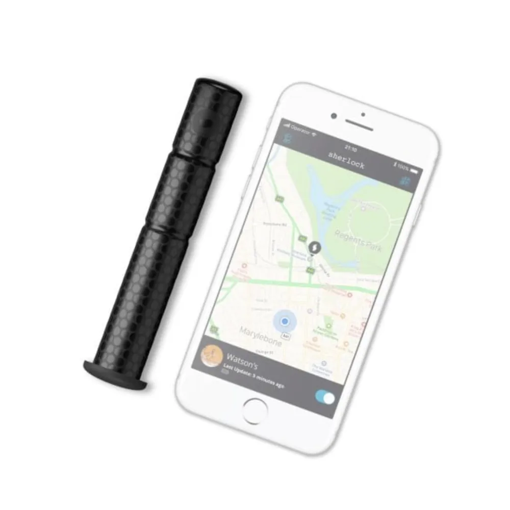 Image of Sherlock Bar End GPS Location Anti-Theft Tracker For Bar End/Black